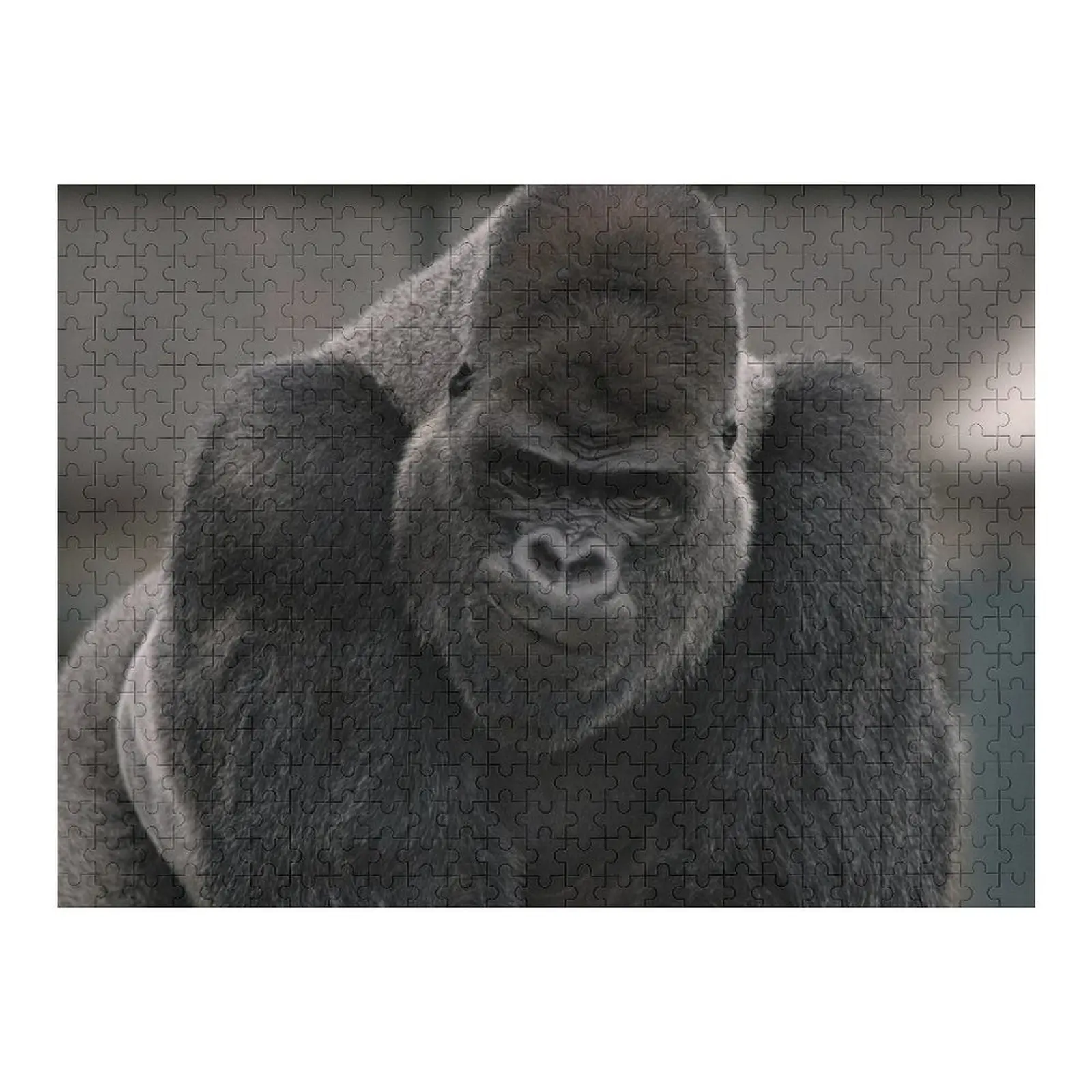 

Oumbi The Silverback Gorilla's Smirk Jigsaw Puzzle Personalized For Kids Personalized Gift Ideas Puzzle