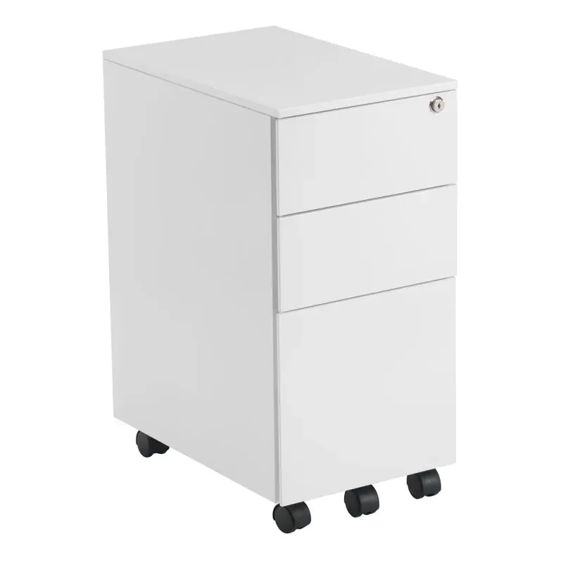 Office mobile pedestal filing movable steel cabinet for document 3 drawers