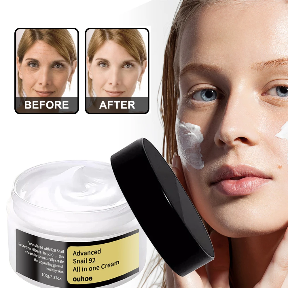 Snail Serum Cream Anti Wrinkle Cream Face Moisturizer Face Lifting Cream Anti-aging Essence Face Whitening Cream Skin Care Tool