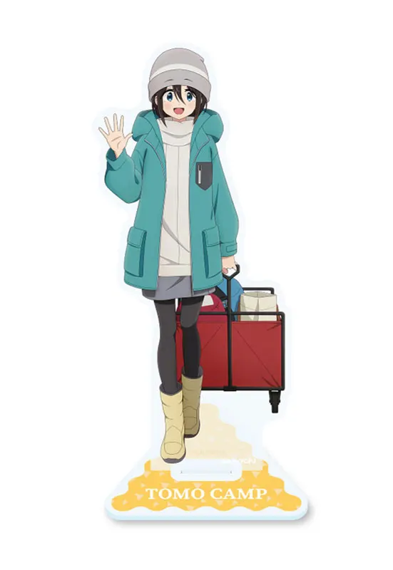 Anime Yuru Camp Acrylic Cosplay Figure Standing Model Plate Desktop Display present Accessories Firend Fans Gift 15cm