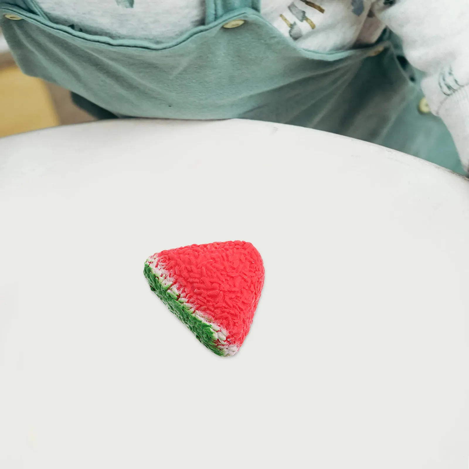 Creative Watermelon Slice Realistic Squeeze Ball Portable Sensory Play Party Favor Kids Stress Relief Gadget Desk Toys