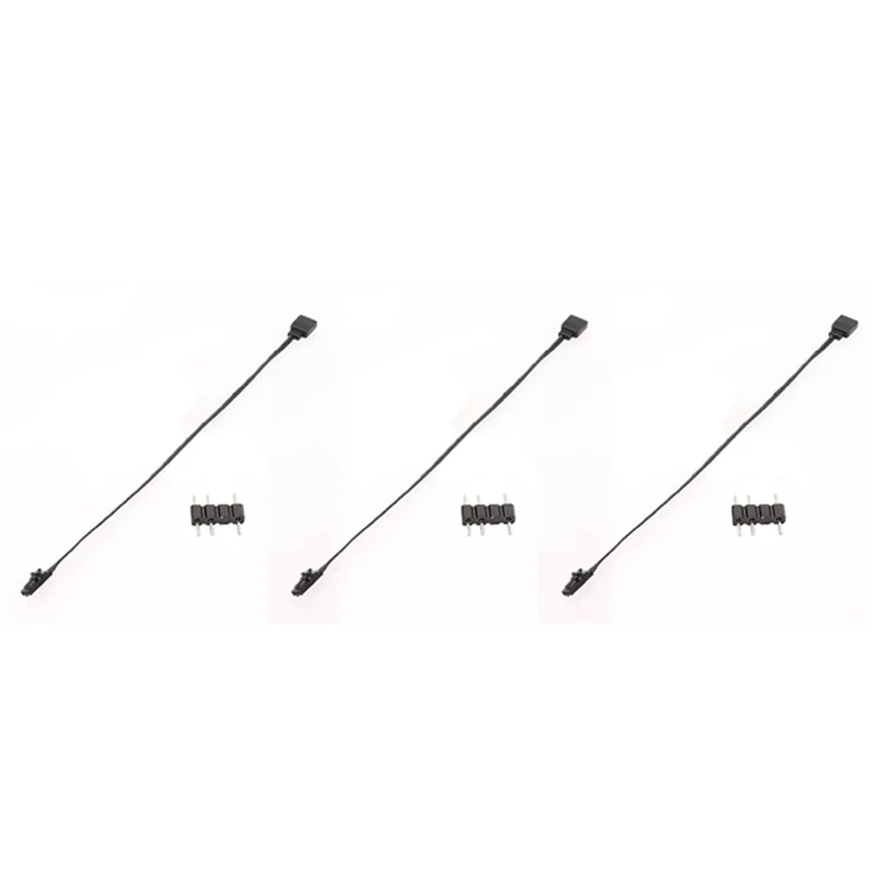 

AT05-3X For Corsair 3PIN RGB To Standard ARGB 3-Pin 5V Adapter Connector RGB Cable For Corsair Fan/Lighting Node/Commander