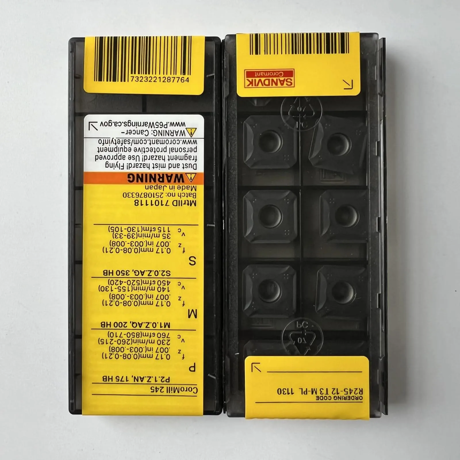 

Оригинальный SANDVIK/R245-12T3M-PL 1130/инструмент для лезвий из твердого сплава, 10 шт.