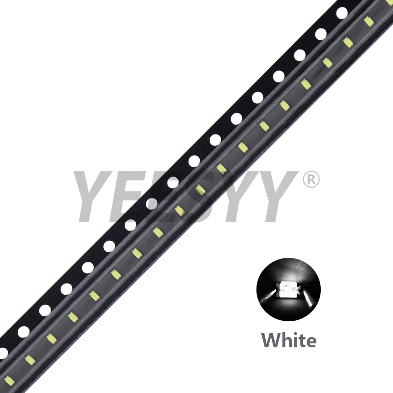 100PCS SMD 0603 LED light emitting Diode bead Blue Red Yellow Green Warm White Orange UV Pink PLR SMD LEDs
