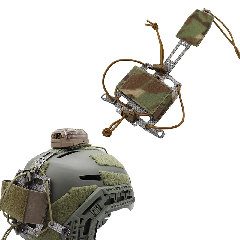 Tactical TOM helmet bag battery box PVS-31 night vision device battery pack fixing system elastic adjustment helmet adapter
