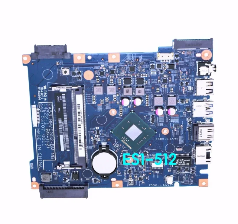 

Suitable for acer ES1-512 Laptop Motherboard 14222-1 EA53-BM/EG52-BM 448.03703.0011 Mainboard 100% tested fully work