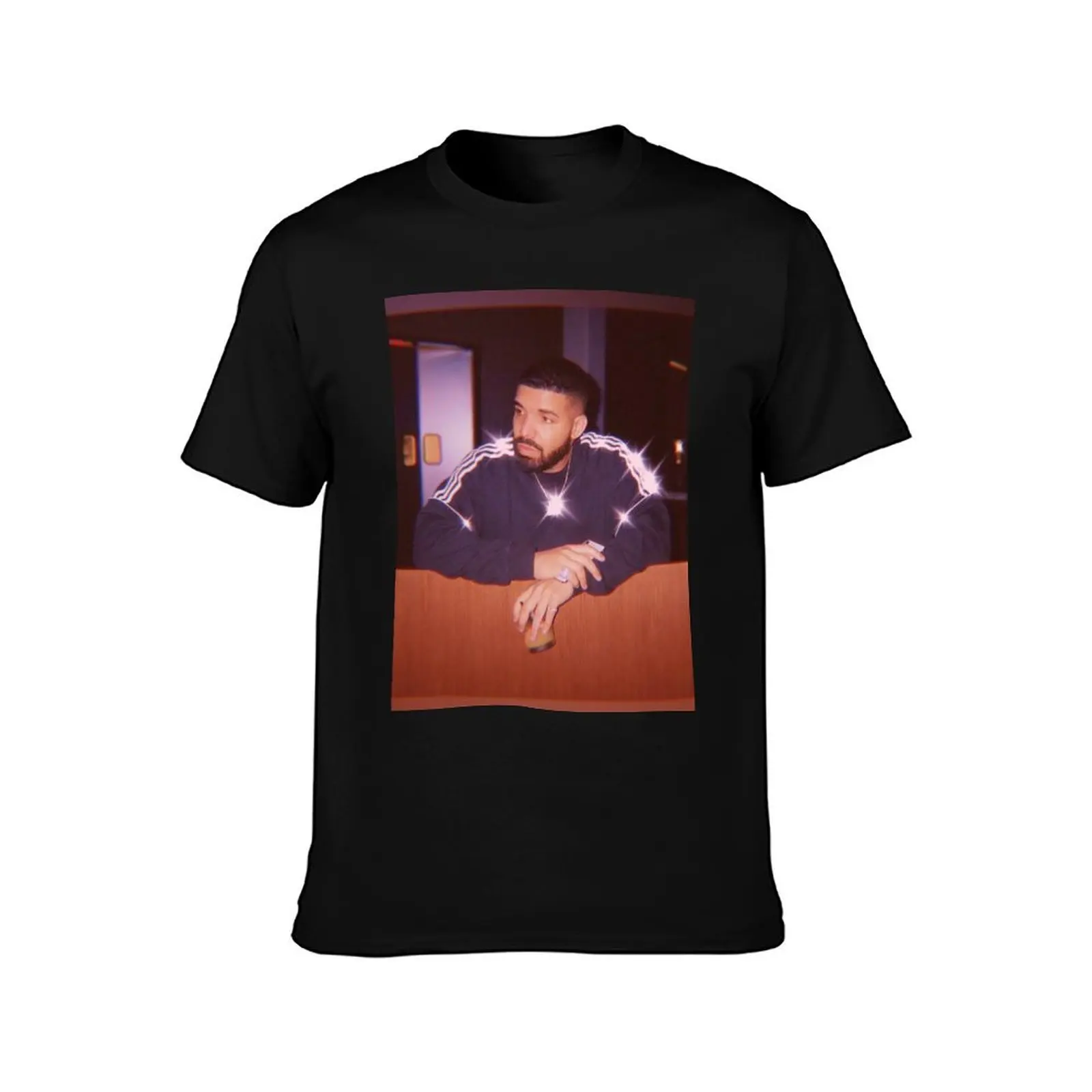 drake bling T-Shirt Casual Breathable Short Sleeve Top T-Shirt
