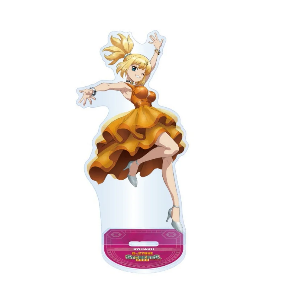 2026 New Dr.STONE Acrylic Stand Keychain Senku Gen Kohaku Tsukasa Xeno Stanley Full Set Series Cute Character Figure
