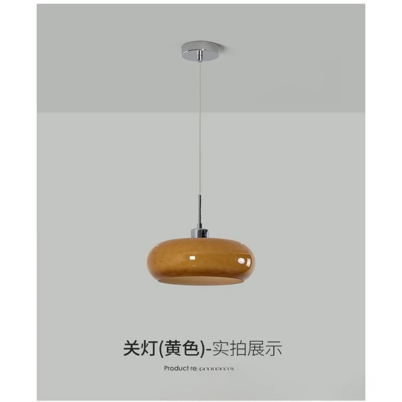 Люстра для ресторана, ретро-барная лампа, лампа для спальни, кровати и завтрака, лампа средневекового кремового цвета, лампа для ресторана