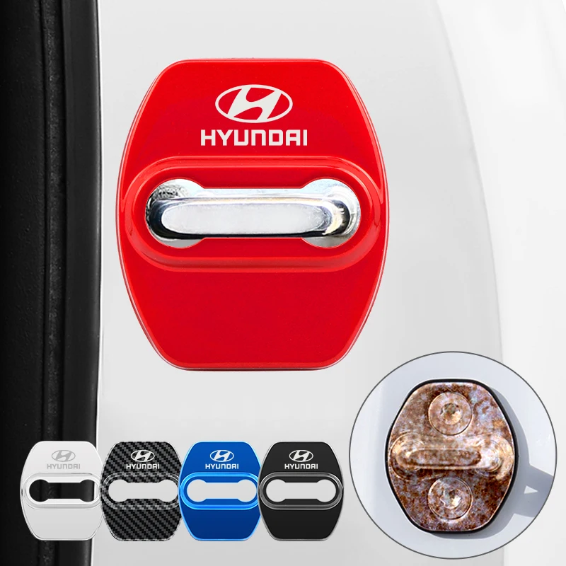 تصفيف السيارة قفل الباب الغطاء الواقي لشركة هيونداي I10 I20 I30 I40 IX20 IX35 توكسون سولاريس أكسنت أزيرا إلنترا اكسسوارات السيارات