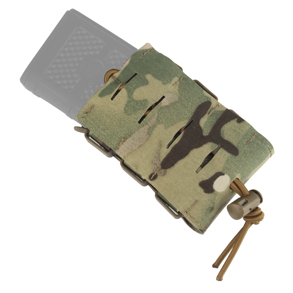 Urban Assault Rifle Magazine Pouch,Quick Pull Sleeve Pas MOLLE-systeem aan, Tactische uitrusting, uitgerust met elastisch aanscherpend touw