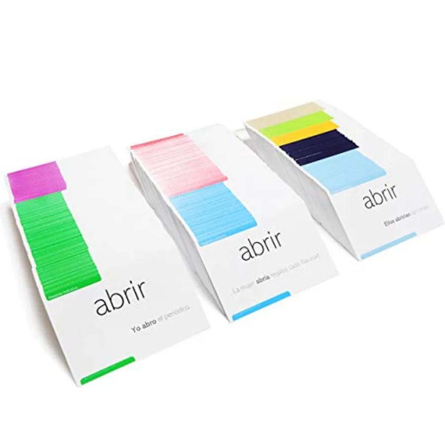 

800 Spanish Conjugation Flash Cards - 200 Verbs with Full Examples in Both Spanish and English and 9 Different Tenses