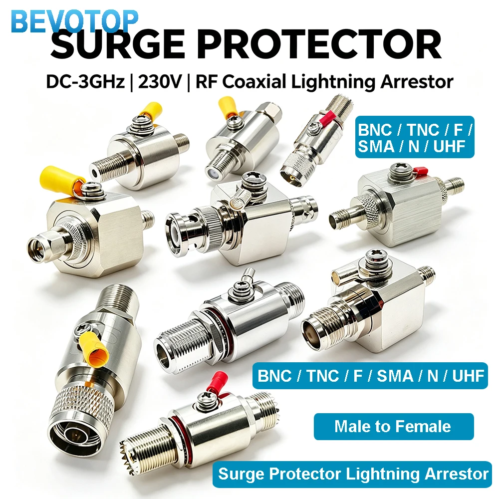 1-unidade-protetor-contra-surtos-de-230-v-3-ghz-para-protecao-contra-raios-conector-coaxial-rf-macho-femea-bnc-tnc-f-sma-n-uhf