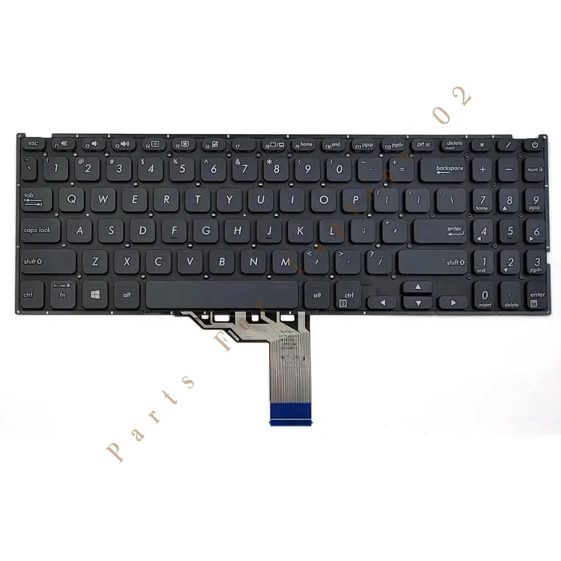 P New For Asus Vivobook X512 X512D X512DA X512F X512FA X512U X512UA X512UB Laptop Keyboard US Black