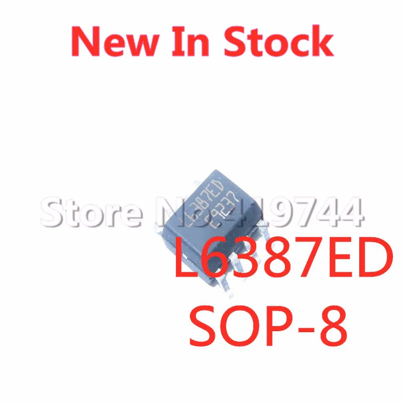 5PCS/LOT L6387 L6387D L6387ED  SOP-8 LCD power chip IC In Stock NEW original IC