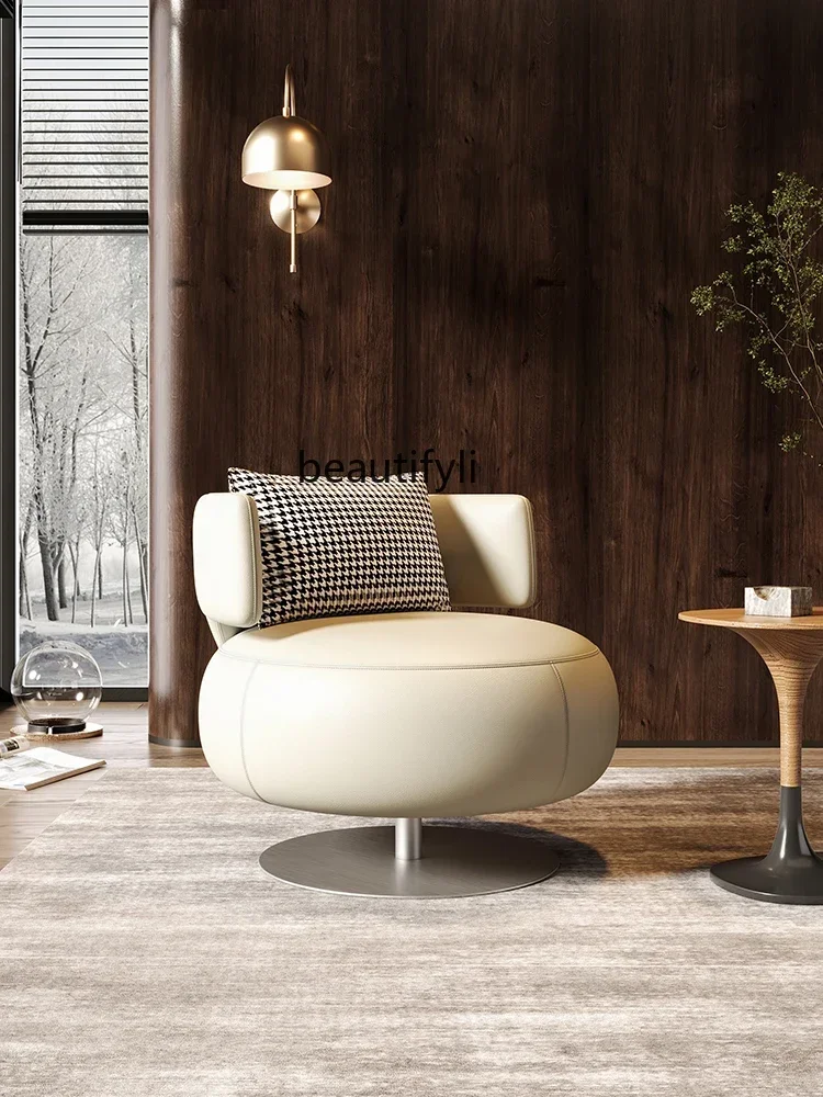 

z1z1Легкий роскошный одинарный вращающийся диван для гостиной, креативное кресло для отдыха, кабинет, гостиная, диван-стул