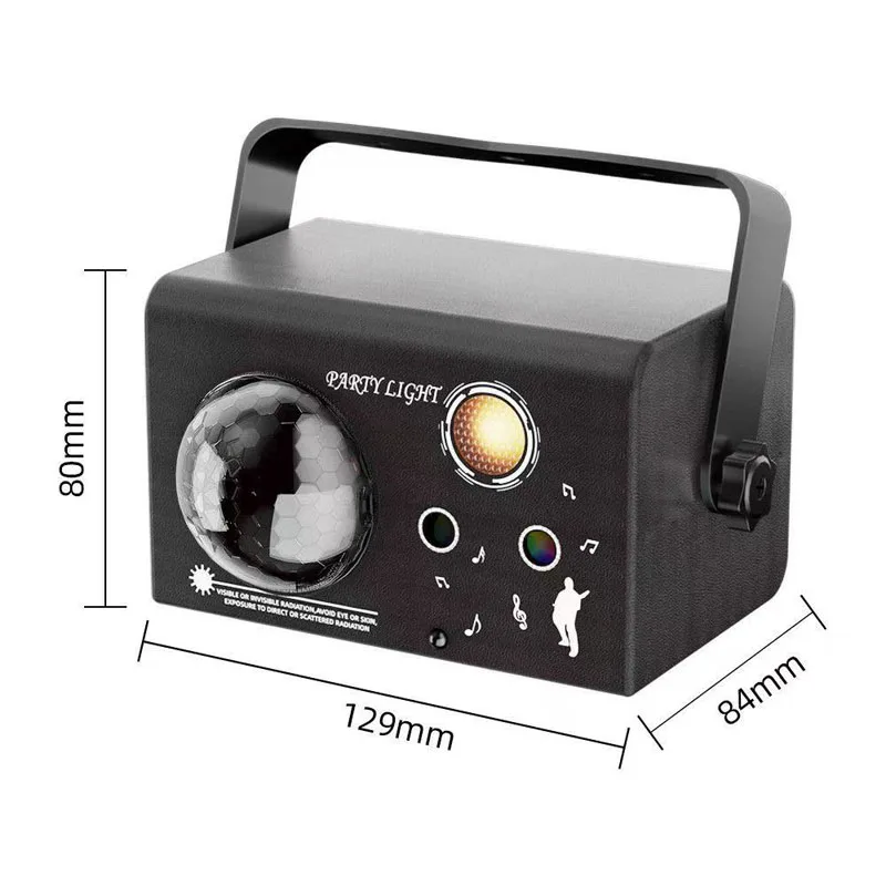10W Party Lights Dj Stage Laser Disco Light Christmas Projector Sound Activated Dance Birthday Bar Wedding Decoration USB Lights