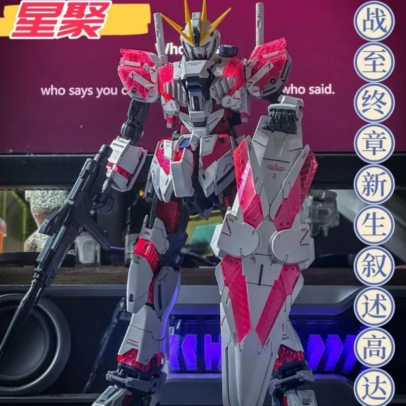 

Bandai Original MG 1/100 Narrative Gundam C-PACKS Ver.Ka Children's Gift Anime Assembly Model Toy Decoration In-Stock