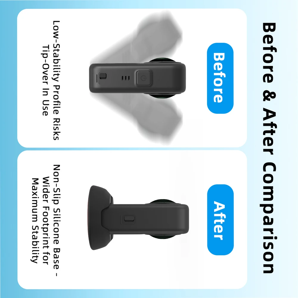 

Desktop Fixed Base for DJI OSMO 360 Panoramic Camera Car Base, Action Camera Silicone Base, Desktop Fixed Base Accessories