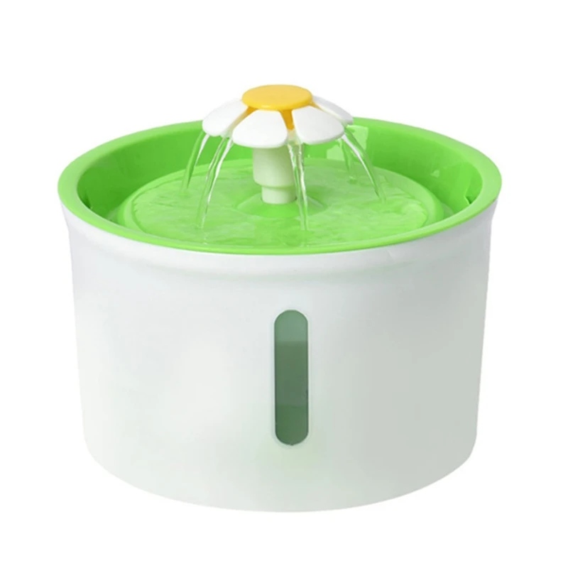 Kat Fontein Vervanging Bloem Sproeikop Voor Honden Ronde Cubic Rvs Top Water Dispenser Geel Oranje