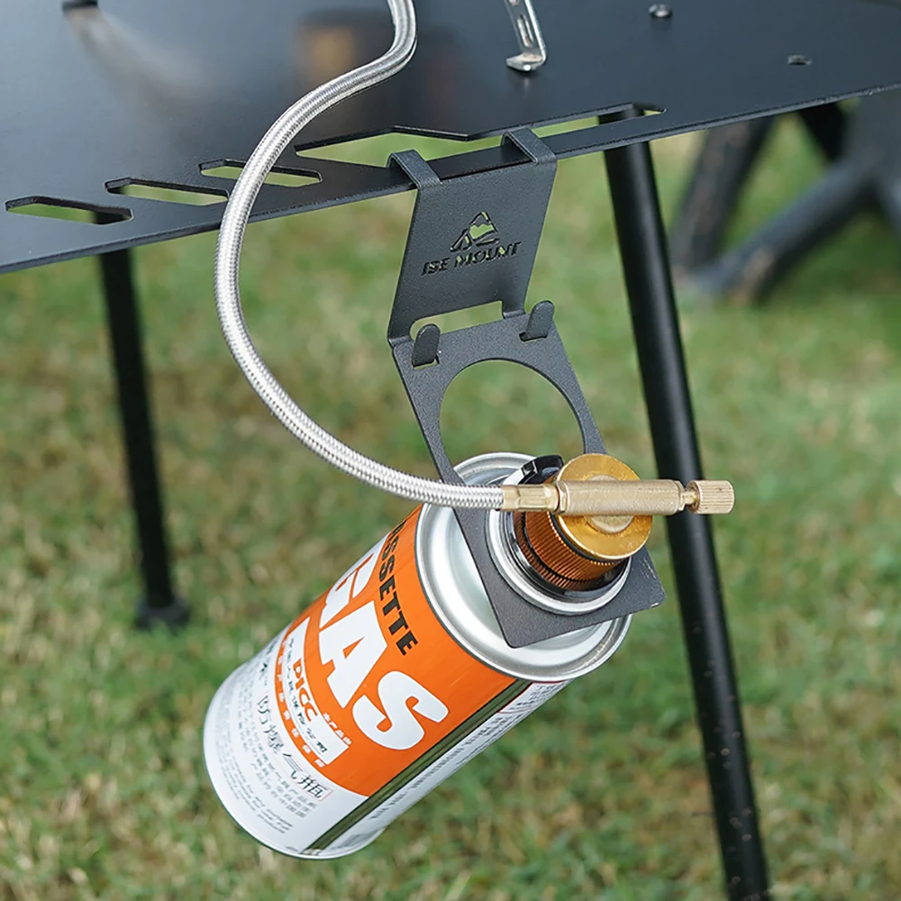 Hang Gas Canister Hook Camping Tables Hook Stainless Steel Stove Tank Hanger Hook Outdoor Camping Table Gas Stove Tank Organizer