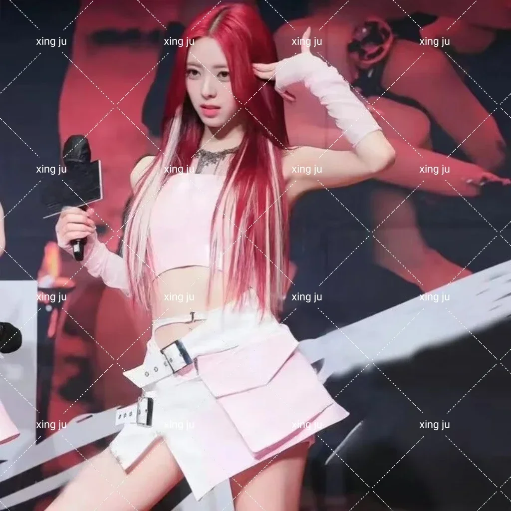 Nuove donne Kpop Gruppo Abiti per spettacoli teatrali Abbigliamento da cantante da donna Discoteca Ragazza sexy Costumi di danza Abbigliamento da palcoscenico per danza di strada