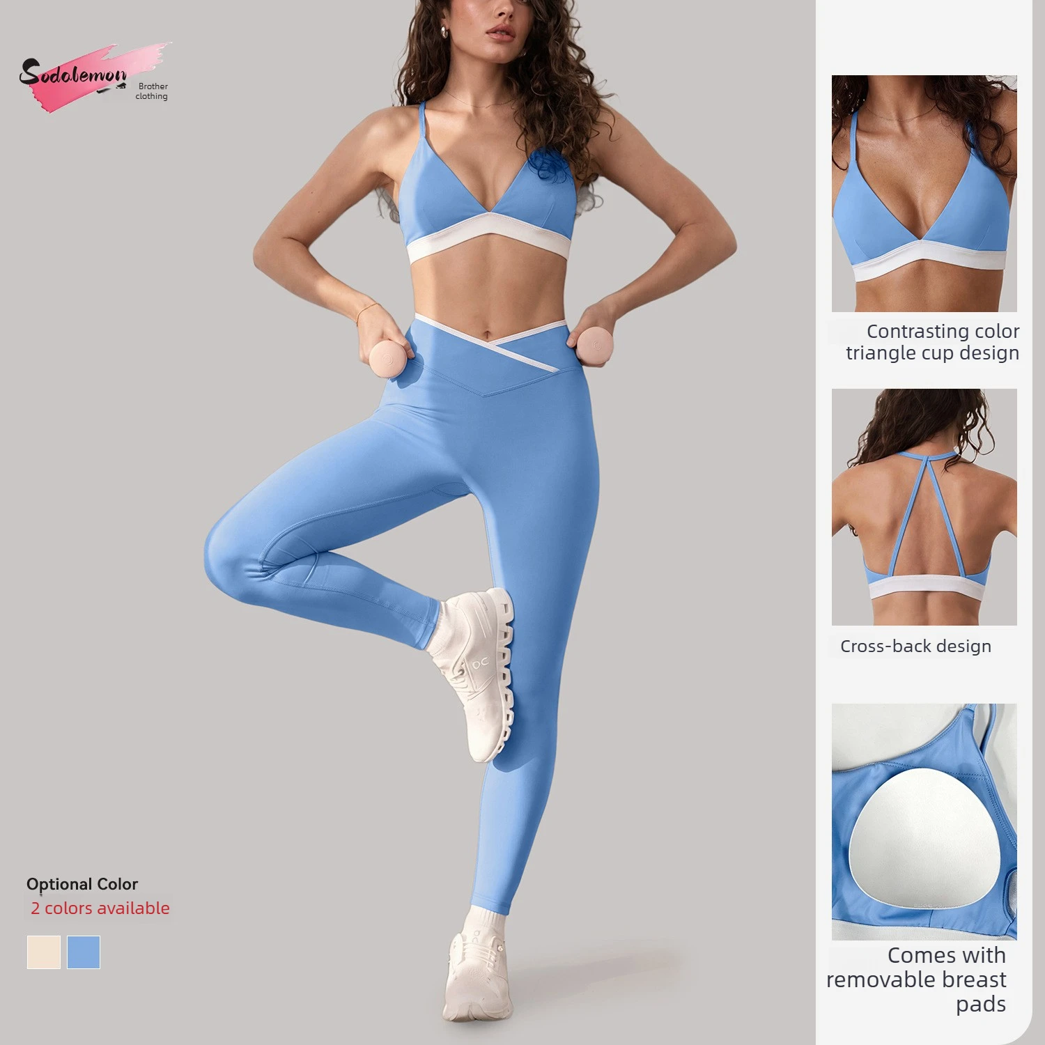 Yoga Fitness Online - Nieuwe 2-delige yoga- en fitnessoutfit voor