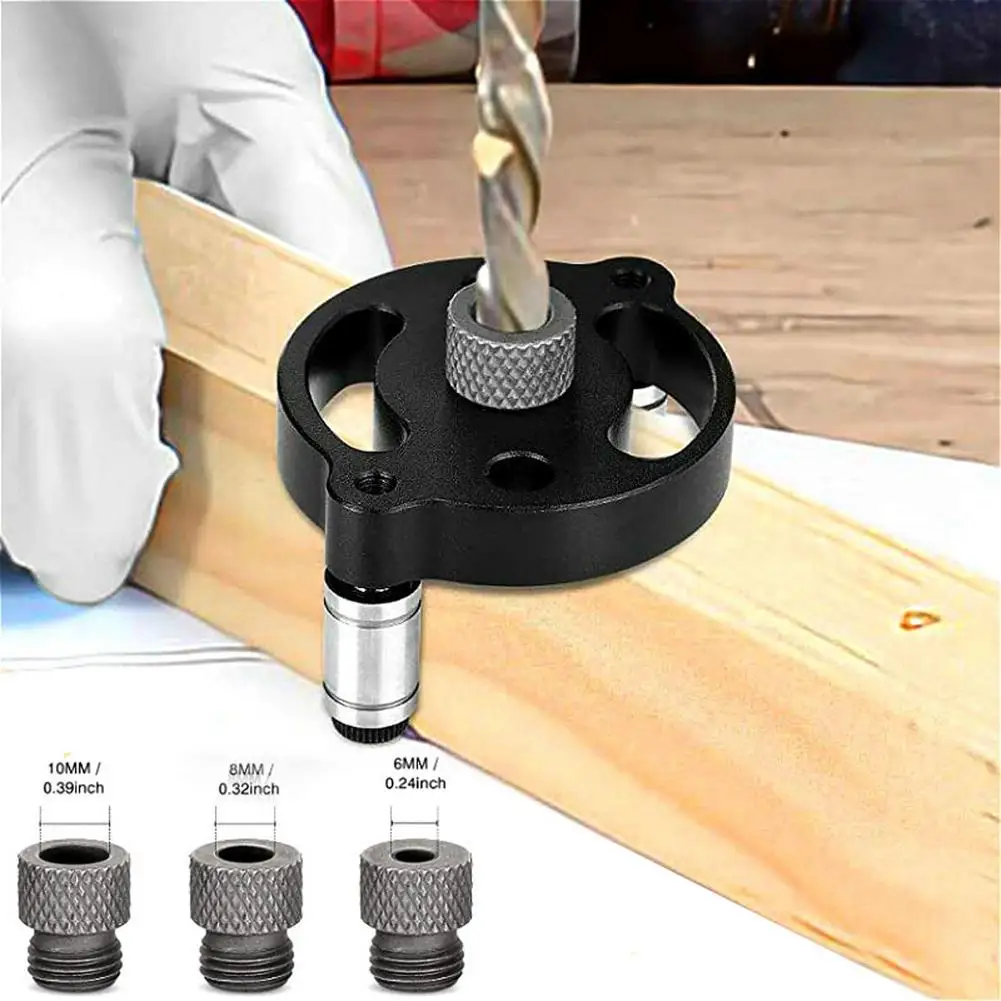 

YOUZI 2-10mm Hole Puncher Locator Wear-resist Self-centering Dowelling Jig Diy Drill Guide Tools For Carpentry