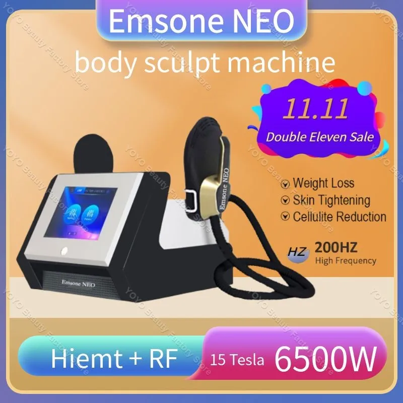 6500W Muscle Stimulate EMSone Neo 15 Tesla Fat Removal emsslim neo Ems Body Sculpt Machine Weight Lose Hiemt RF Slimming