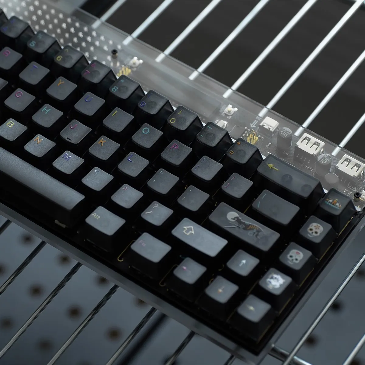 Gmk Mictlan 136 Keys Pbt Keycap Dye-Sub Cherry Profile Keycaps For 61/64/68/75/84/87/96/104/108 Etc Mechanical Keyboard - Image 6