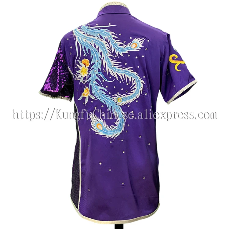 New Chinese Wushu uniform Kungfu clothes Martial arts suit taolu garment Performing costume for male female adults kids boy girl