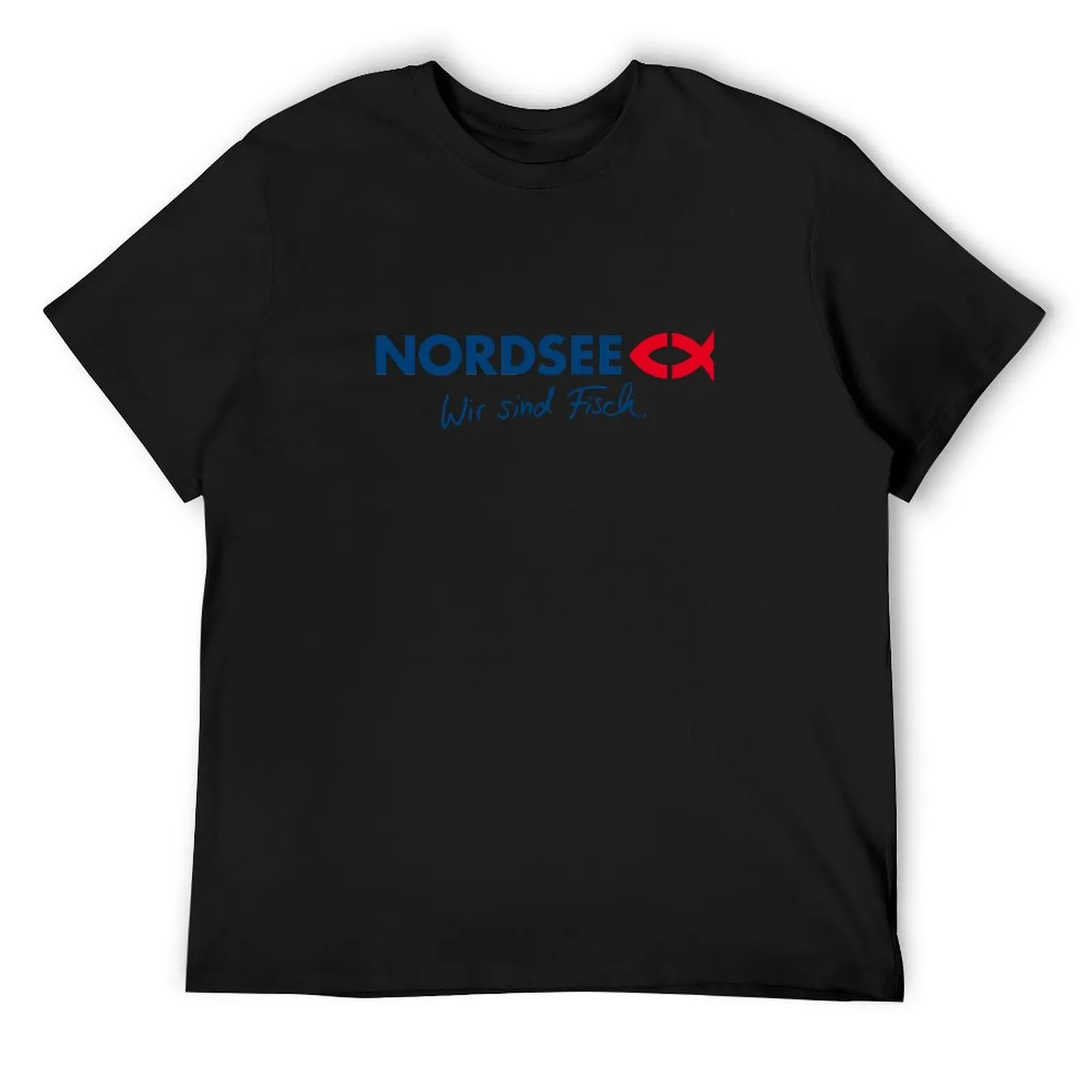 

Nordsee Resto and Cape Logo1 T-Shirt blue archive luxury designer tops Short sleeve tee designer t shirt men