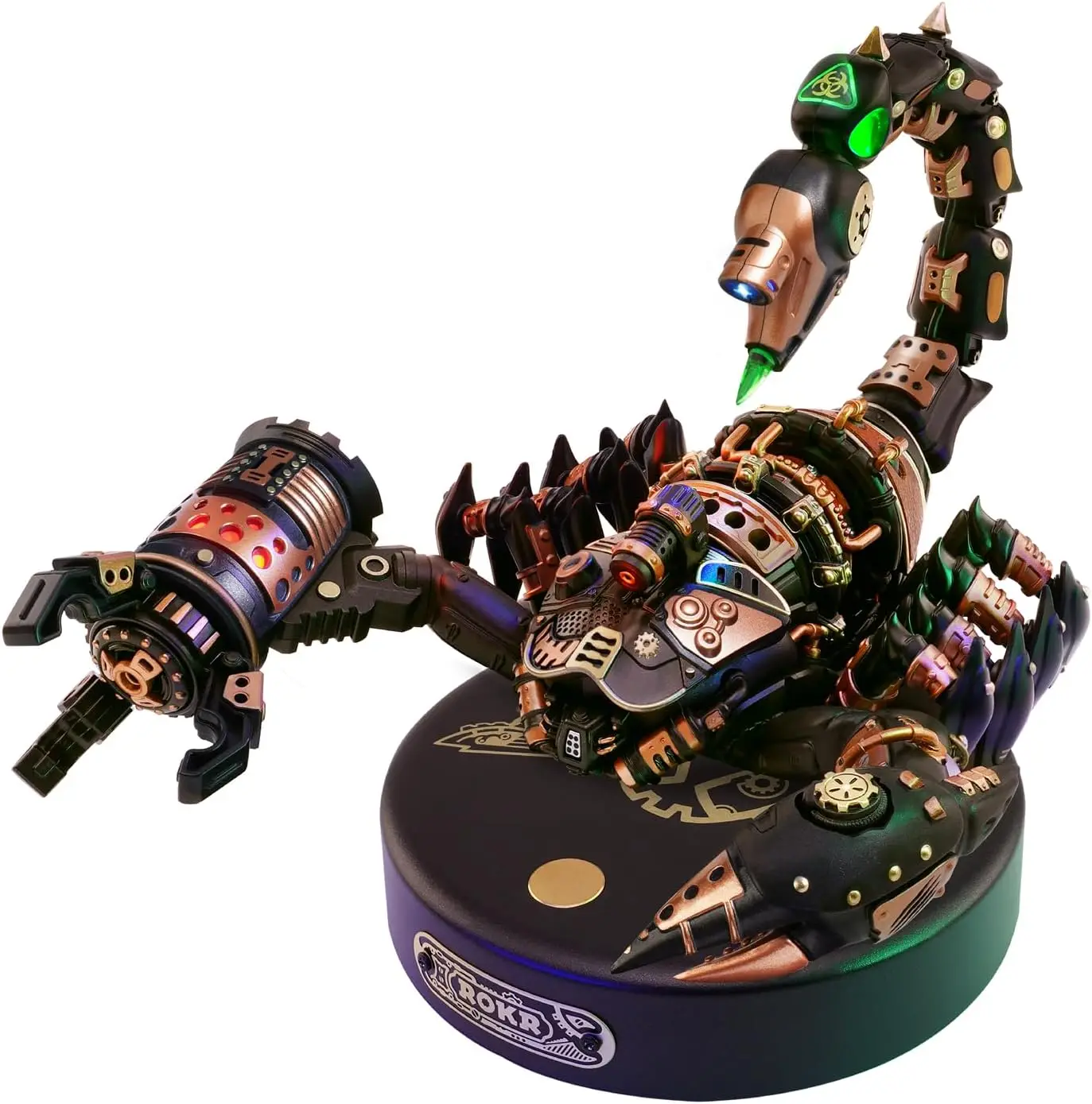 ROKR Adult Model Kit, 3D Metal Puzzle, Emperor Scorpion Insect Model, Steampunk Style Toy and Gift for Men (MI04) view 6