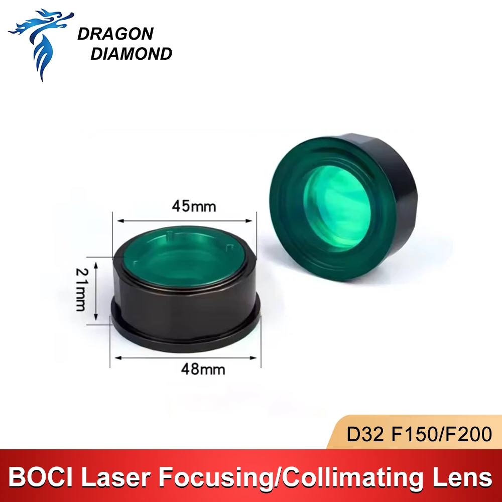 Boci BLT310 BLT421S Laser Collimating & Focusing Lens D32 F100 F150 for Boci Fiber Cutting Head