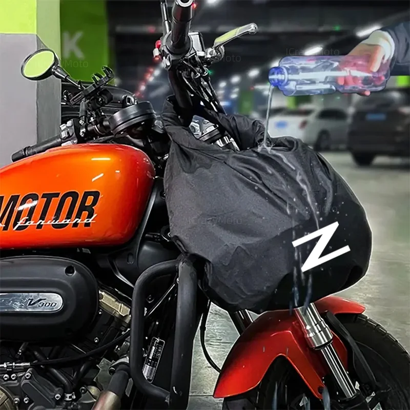 Borsa per casco moto impermeabile portatile per Kawasaki Z650 Z750 Z800 Z900 Z1000 Z250 Z400 blocco Password di grande capacità Anti