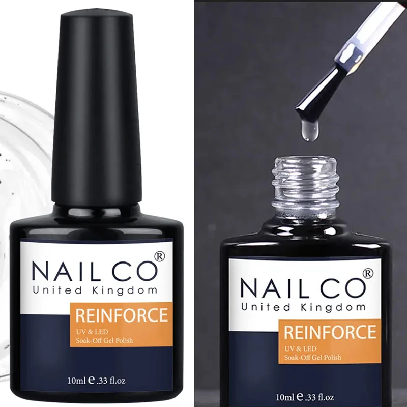 NAILCO 10/15 مللي تعزيز هلام قاعدة علوية معطف هلام طلاء الأظافر UV LED نقع قبالة هلام البولندية مسمار الديكور ورنيش مسمار الغراء هلام