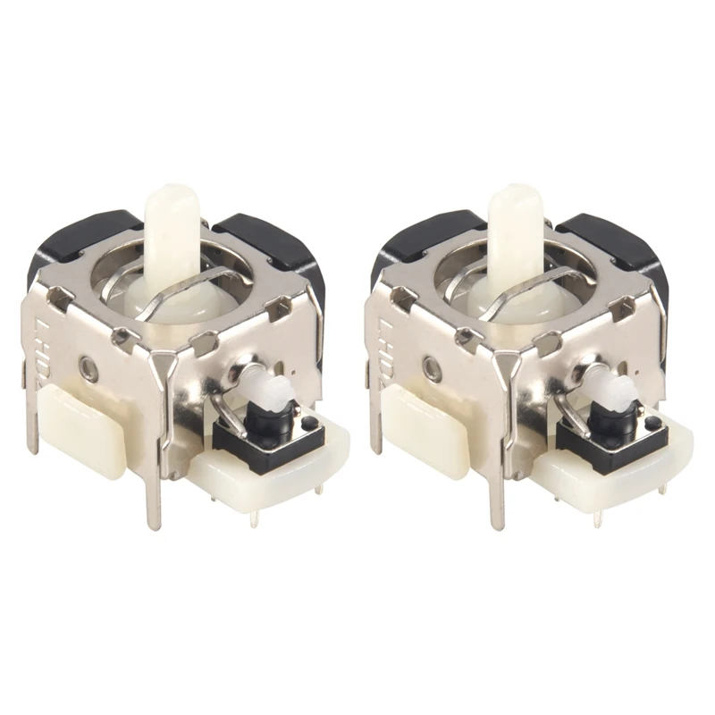 A49T 2Pcs 3D Analog Vibration Joystick Thumbstick Controller Module Thumb Stick Rocker For Ps2 Gaming Repair Parts