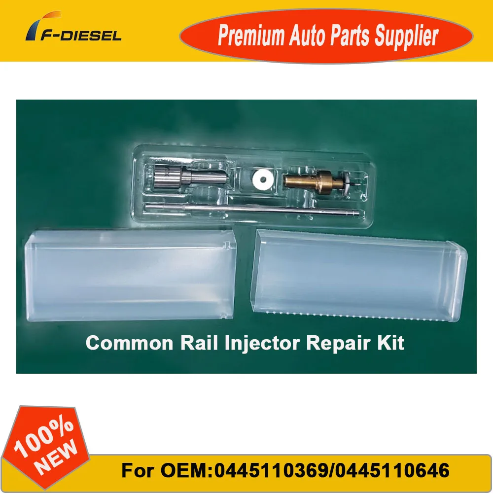 F-DIESEL 4 Sets Common Rail Injector Repair Kits 0445110368 0445110369 0445110646 0445110647 0445110688 0445110689 For BOSCH VW