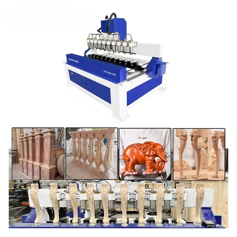 

3d 4d Woodworking 3axis Best Hobby Atc Cnc Router Machine for Sale Wood Engraving
