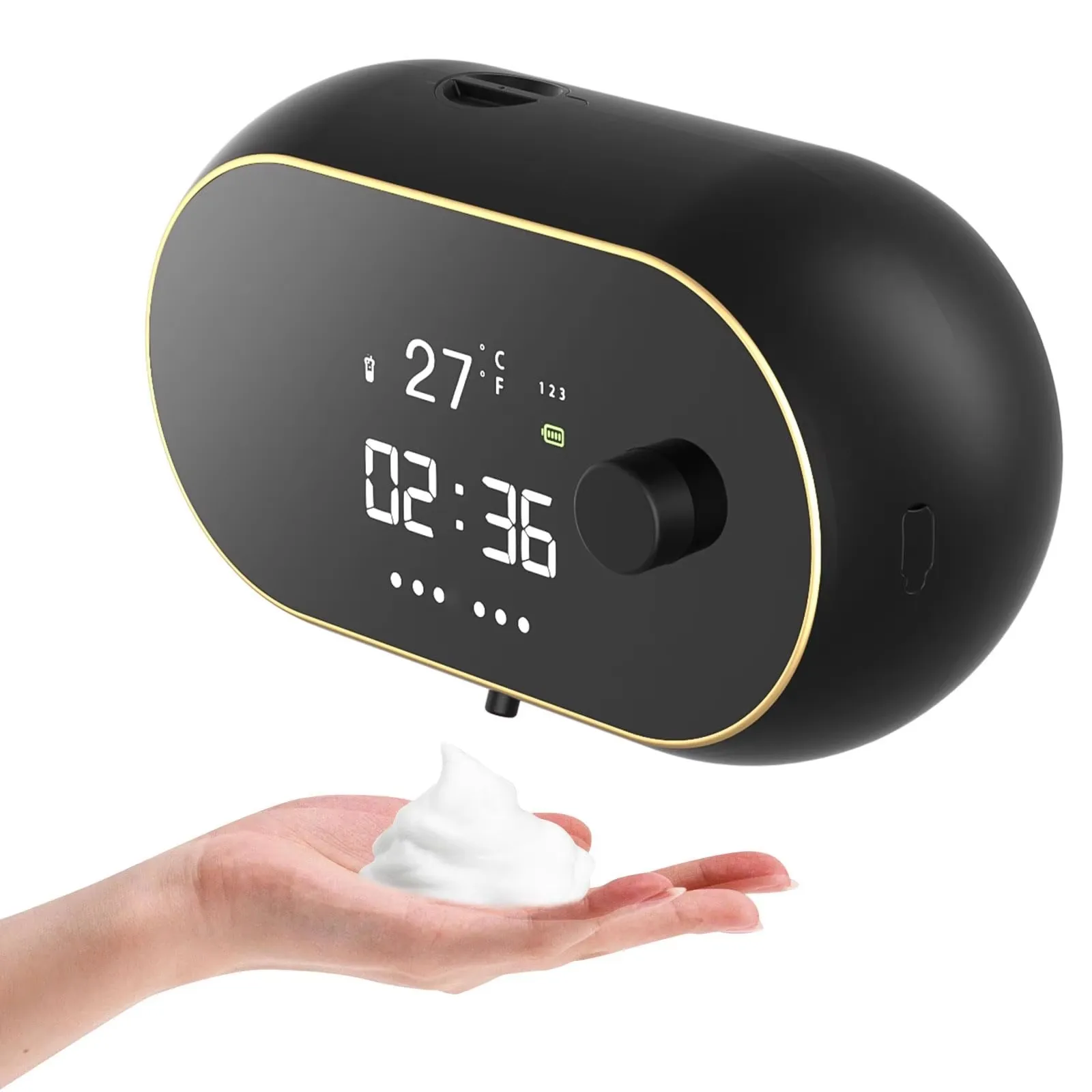 450ML W2 Grote Capaciteit Touchless Wandmontage Oplaadbare Infrarood Inductie Automatische Smart Sensor Schuim/Vloeibare Zeepdispenser