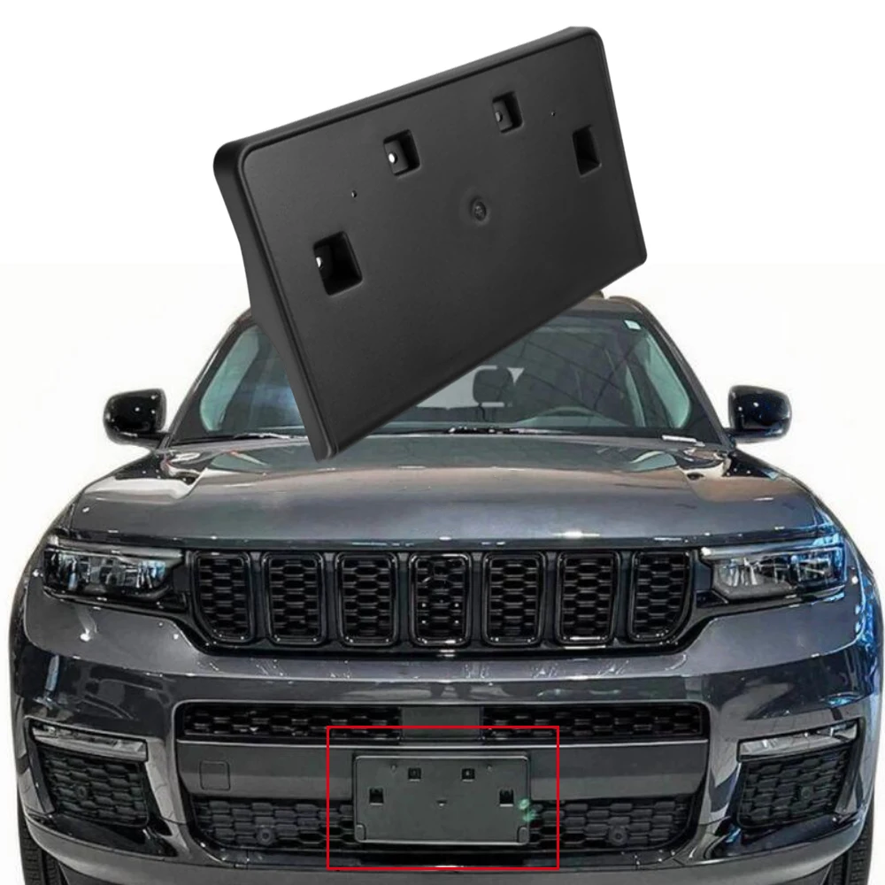 

For Jeep Grand Cherokee 2021 2022 2023 Front License Plate Bracket CH1068170 191275920213 68469472AA