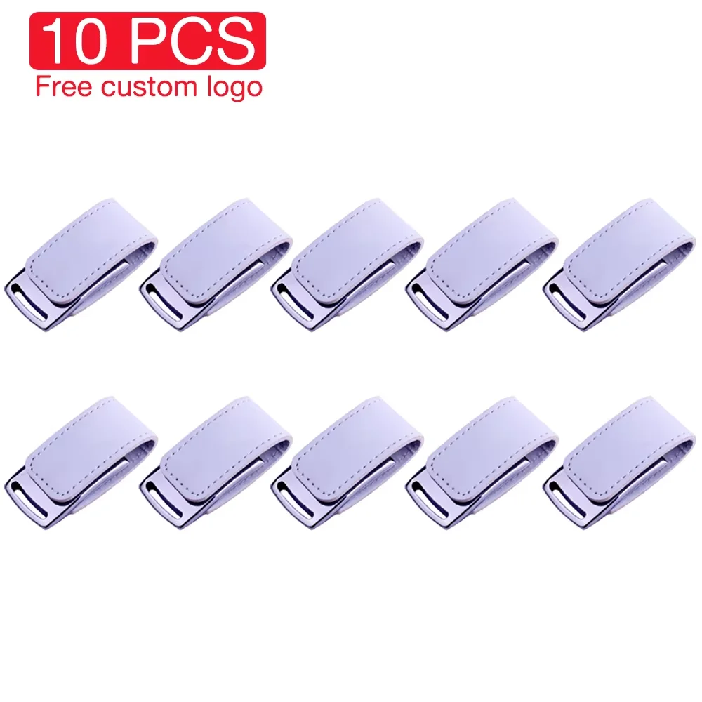 JASTER 10PCS LOT Free Custom Logo USB Flash Drive 128GB Wedding Gift Memory Stick 64GB Paper Box Pen Drive 32G USB Stick  U Disk