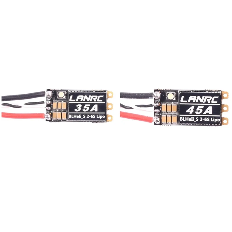 Blheli S 2-6S Lipo Brushless ESC Built-In Programmable RGB LED D-Shot 150/300/600 ONESHOT125 For RC FPV Drone Parts