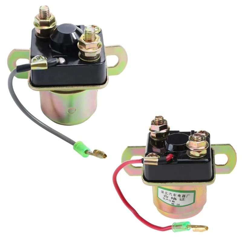 Starter Solenoid Relay for Polaris-Xpress Snowmobiles-500 550 600 UTV-Big-Boss 250 JD134 JD234 DC12V/24V Starter Relay