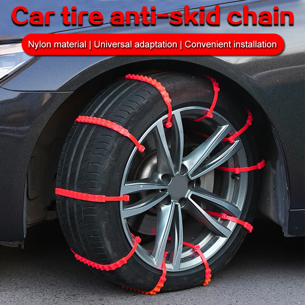 20/40Pcs Car Tyre Snow Chains Anti-skid Winter Outdoor Car Tire Wheels Anti-slip Emergency Universal Lockout Artifact