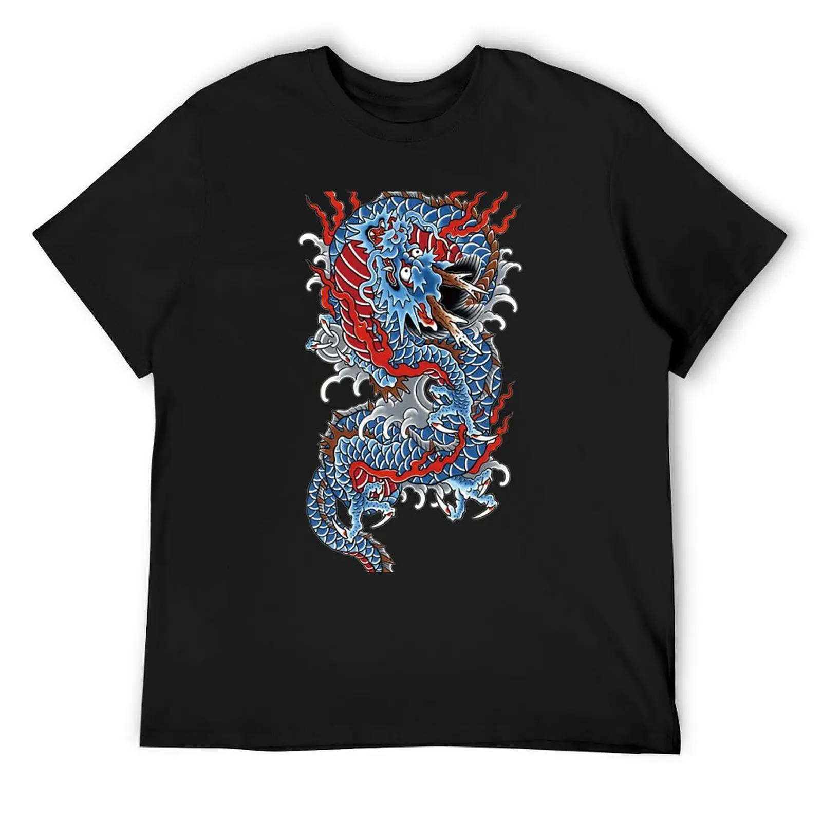 Yakuza Tendo Tattoo T-Shirt hippie clothes vintage t shirts blue archive designer shirts mens workout shirts