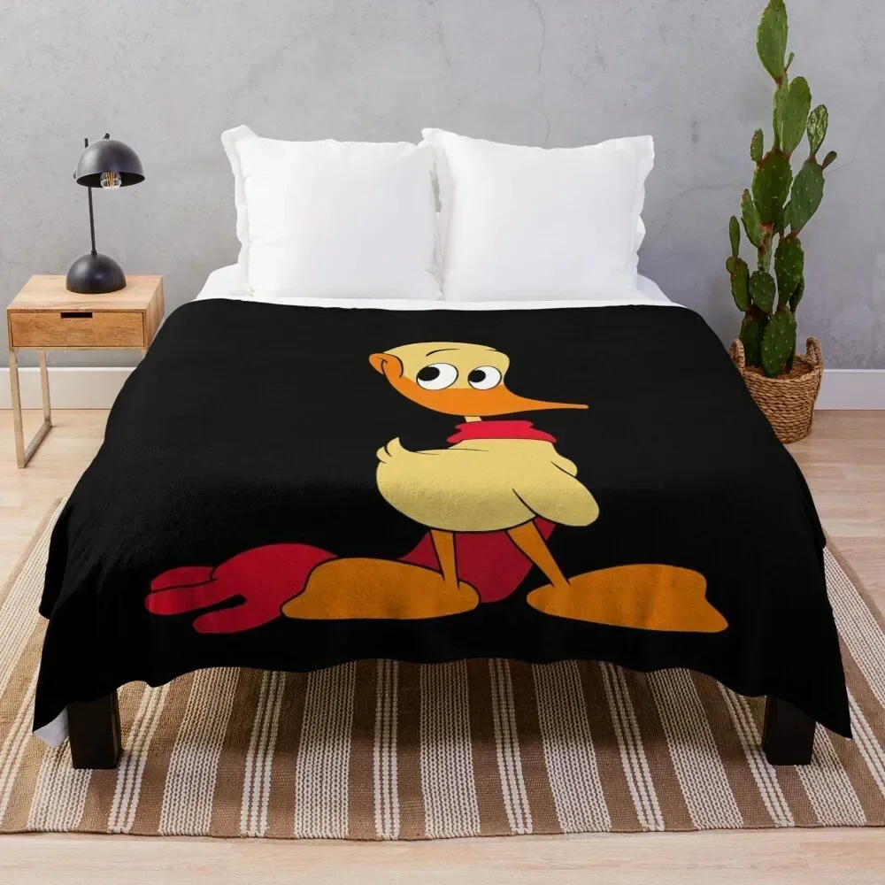 

Alfred J. Quack Throw Blanket Soft Sherpa Fleece Warm Blanket for Winter