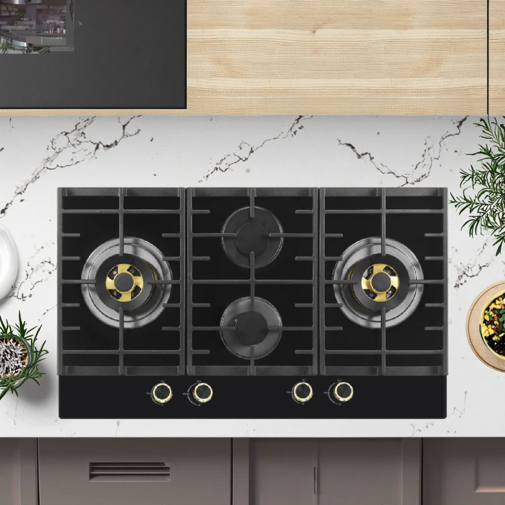 ALK Commercial China Smart Built-in Table Top Portable Copper Burner Gas Stove for Household Restaurant