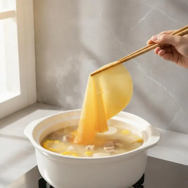 30/50/100Sheets Oil-Absorbing Papers For Food Soup/Stew Kitchen Oil Absorbing Paper Disposable Kitchen Oil Filter Film