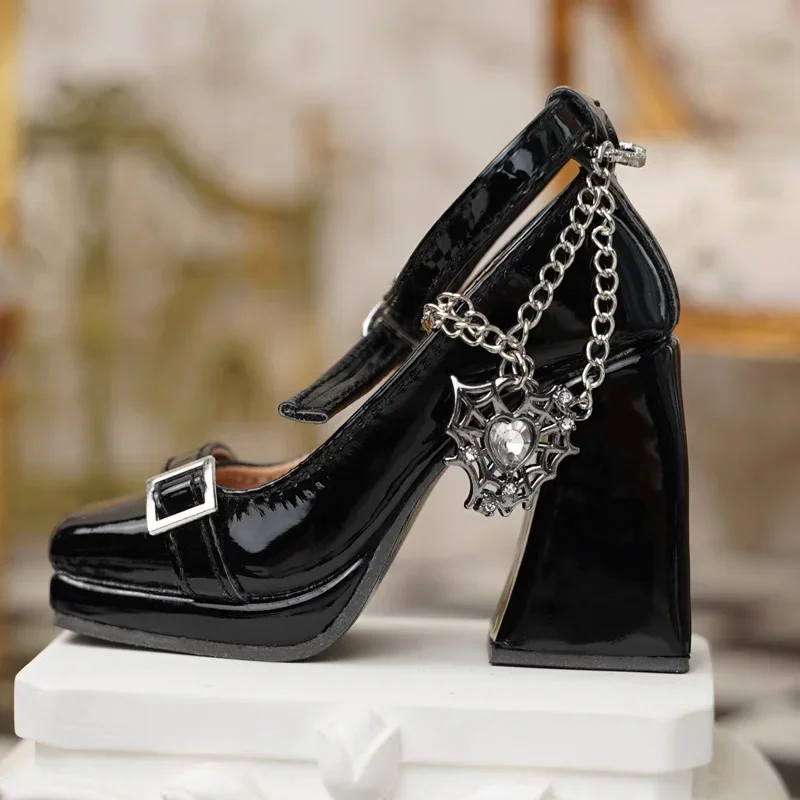 Nieuwe Collectie BJD Pop 1/3 Schoenen Dikke Hakken Hoge Hakken Zwart Rood Wit Roze Pompen Pop Accessoires Speelgoed Schoenen Gift